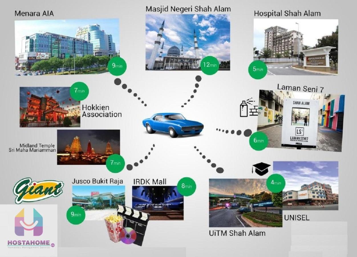 Hostahome Suites At I-City, Central Mall Shah Alam Exteriér fotografie